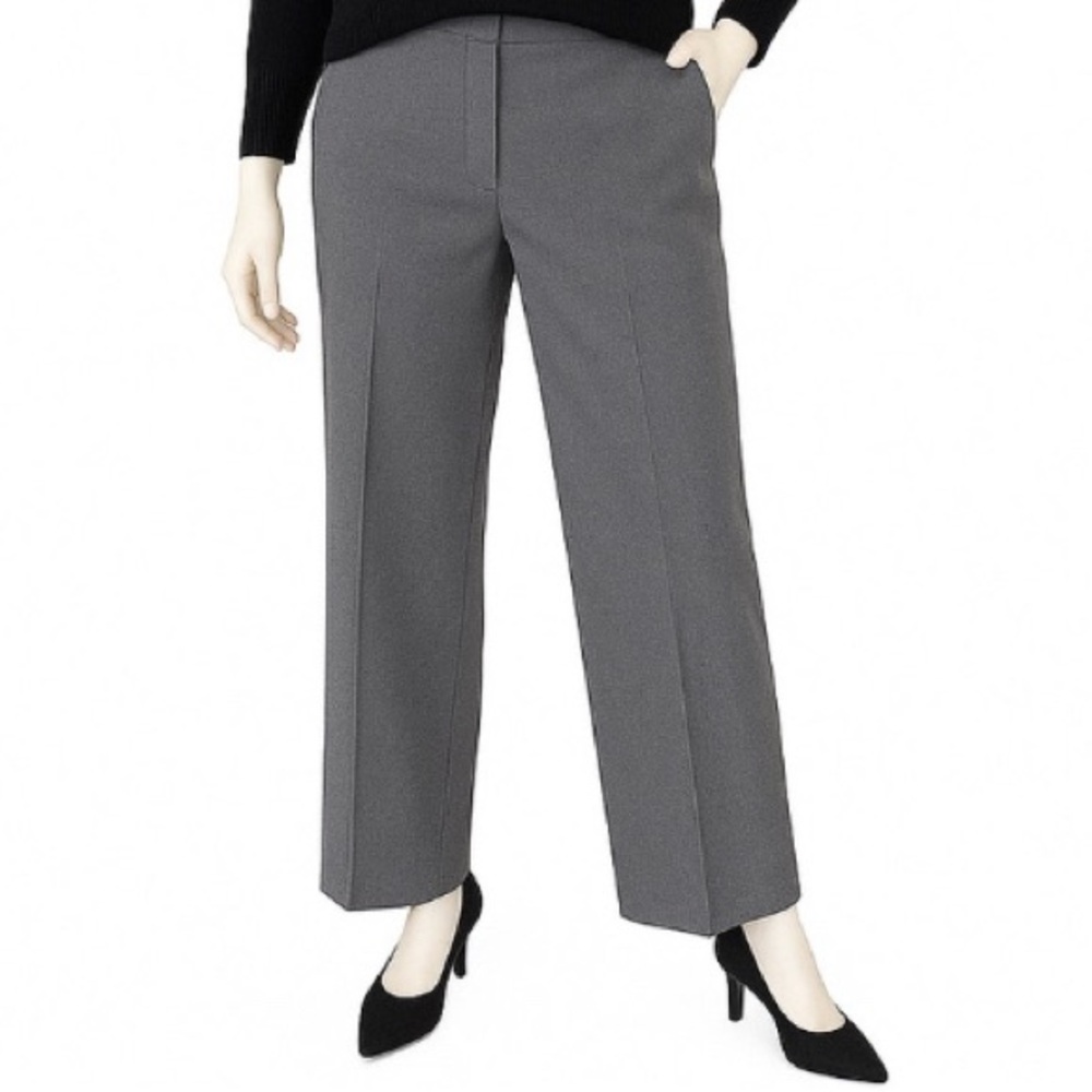 VINTAGE CYNTHIA TAYLOR Pants Gray Lined Flannel Like Feel Size Large NWOT